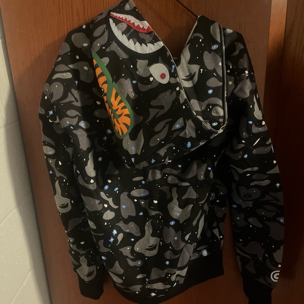 Shark Camo Bape Hoodie